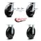 Service Caster 8 Inch Kingpinless Phenolic Wheel Caster Swivel Locks 2 Rigid SCC, 2PK SCC-KP30S820-PHR-BSL-2-R-2 - alternate 3